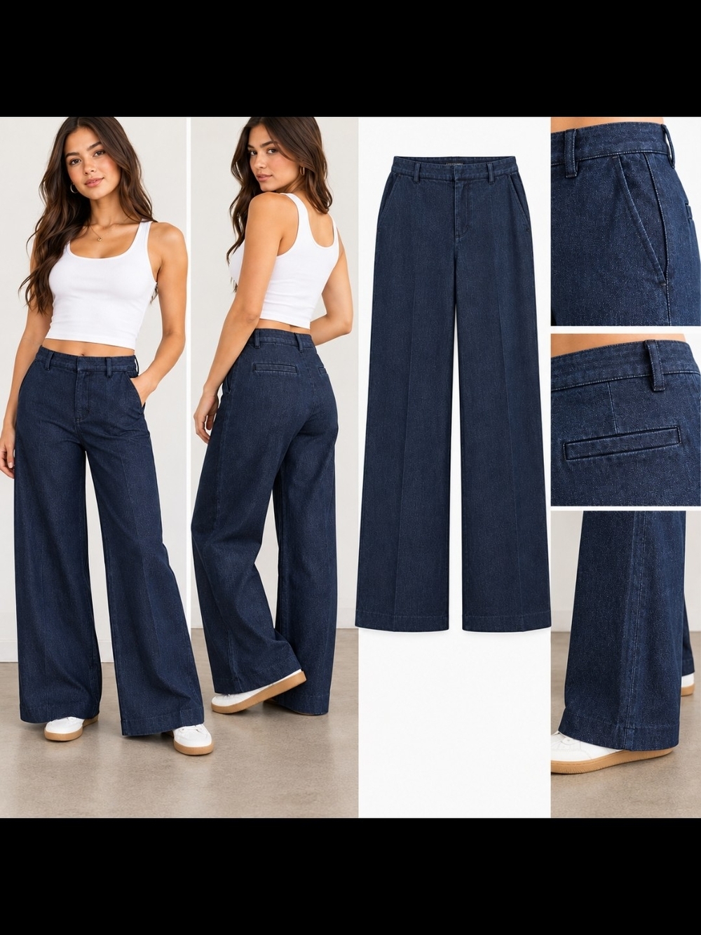 Liverpool Los Angeles Kelsey Wide Leg Trouser 31in Sz 0